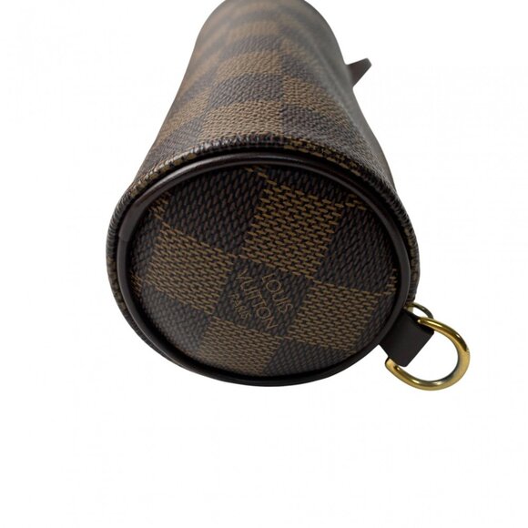 LOUIS VUITTON Authentic Brown Damier Papillon 30 Pouch - Picture 14 of 16
